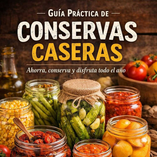 Guía practica de Conservas caseras+4 bonos GRATIS!